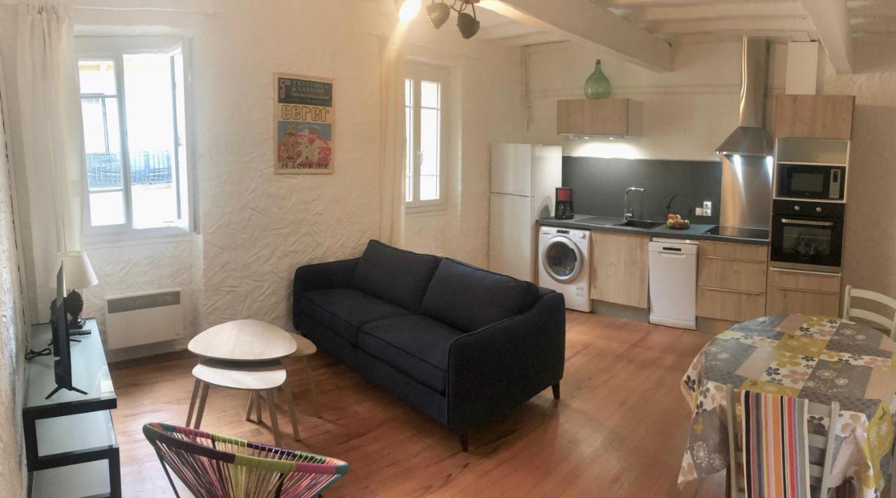 Apartmán Au Coeur Des Boulevards A 2 Pas Des Chemins De Rando Céret Exteriér fotografie